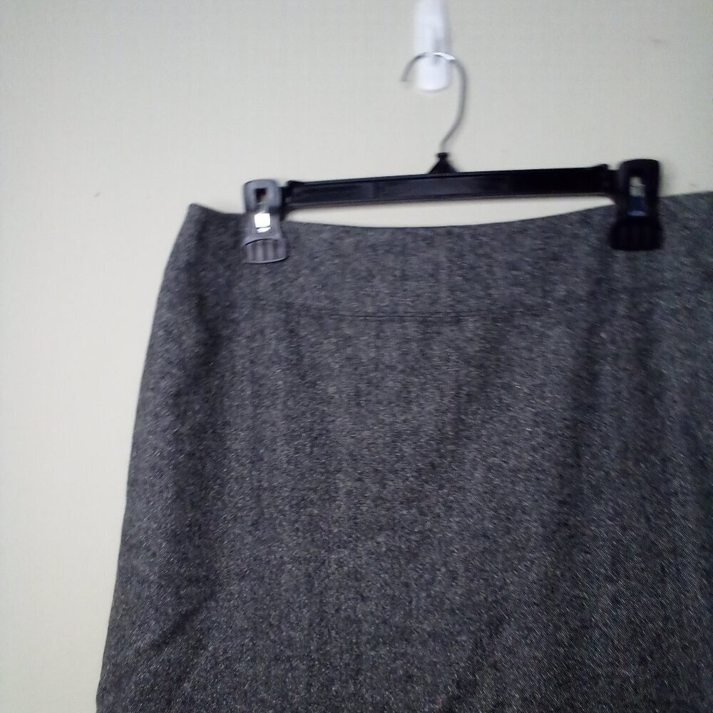 Ann Taylor Loft Skirt Women 4 Classic Wool Blend Gray - Picture 3 of 10